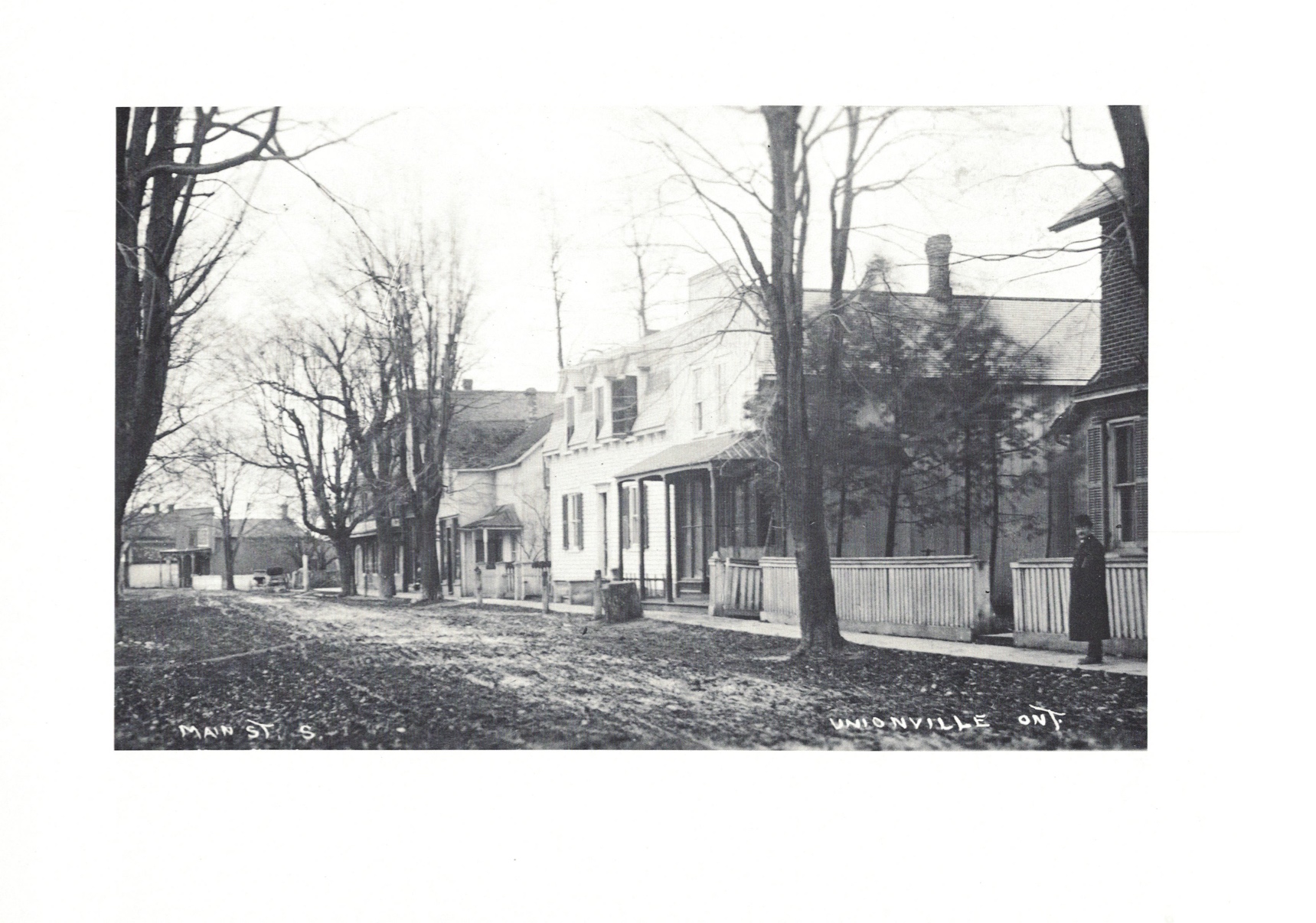 Historic photo of Main Street Unionville
