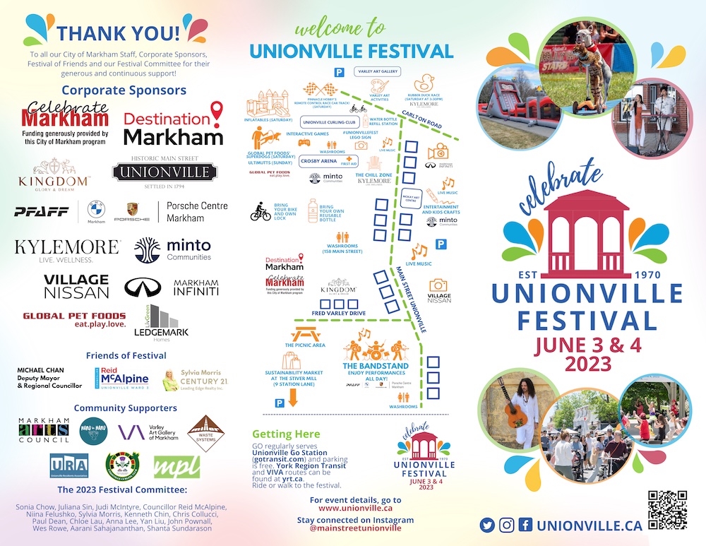 Unionville Festival Brochure